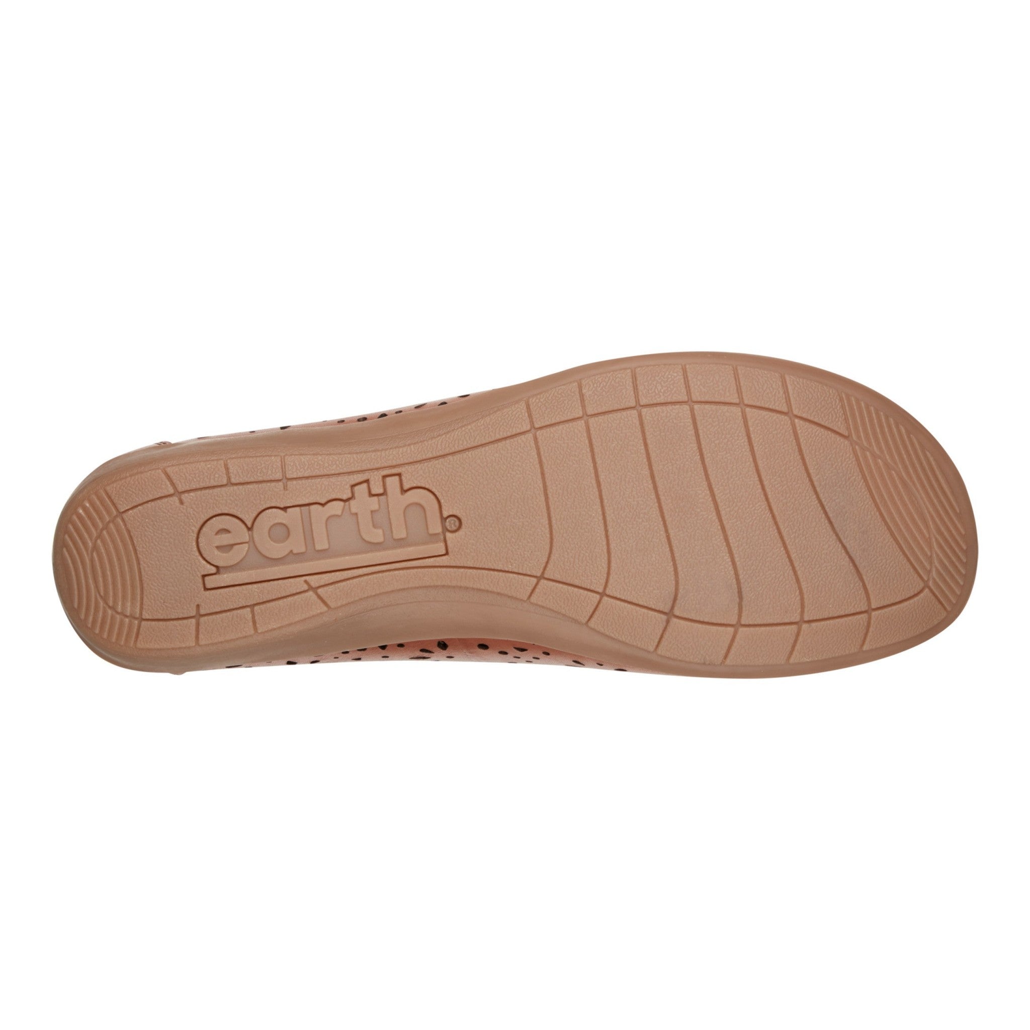 Earth Bentlee Leather Ballet Casual Cushioned Arch Support Women's Flats - Light Brown Leather - 6