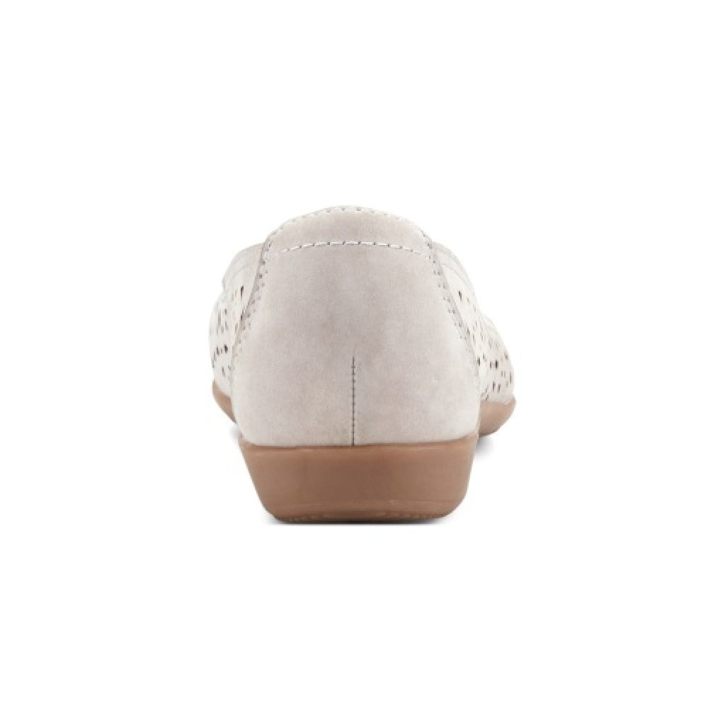 Earth Bentlee Leather Ballet Casual Cushioned Arch Support Women's Flats - Light Gray - 4