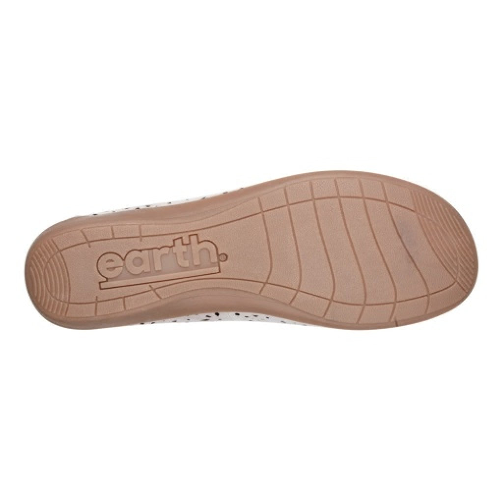 Earth Bentlee Leather Ballet Casual Cushioned Arch Support Women's Flats - Light Gray - 5