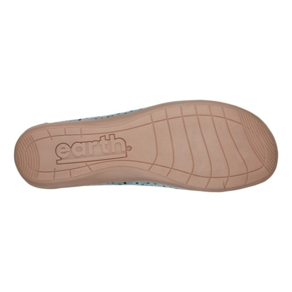 Earth Bentlee Leather Ballet Casual Cushioned Arch Support Women's Flats - Medium Green - 5