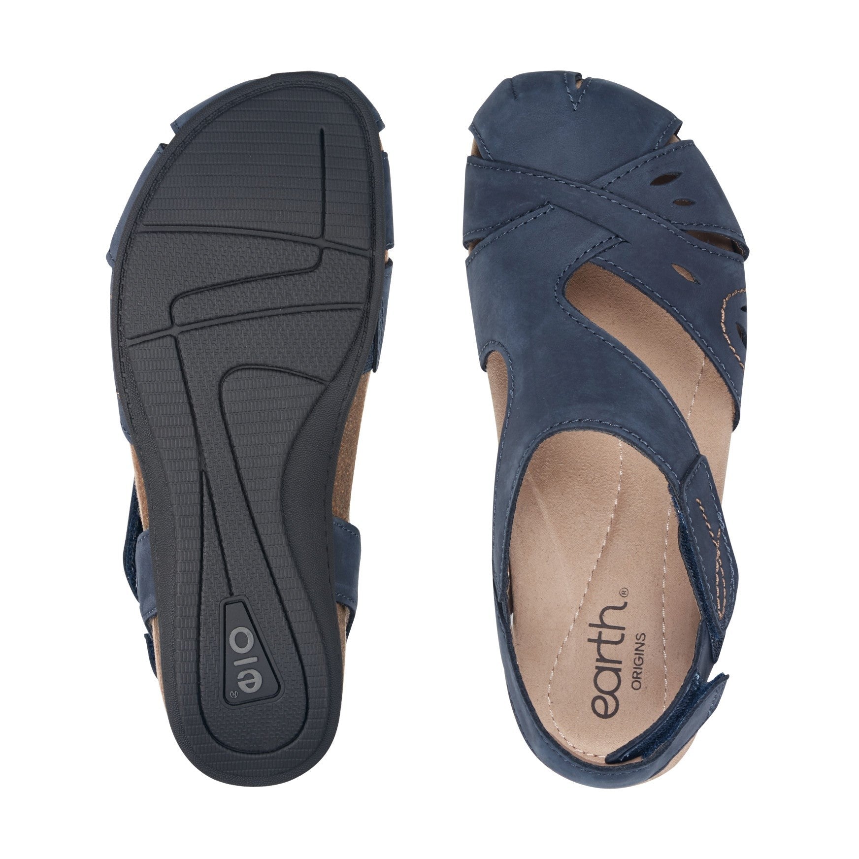 Earth Birdine Cushioned Arch-Support Slip-On Women's Slip-on - Dark Blue - 5