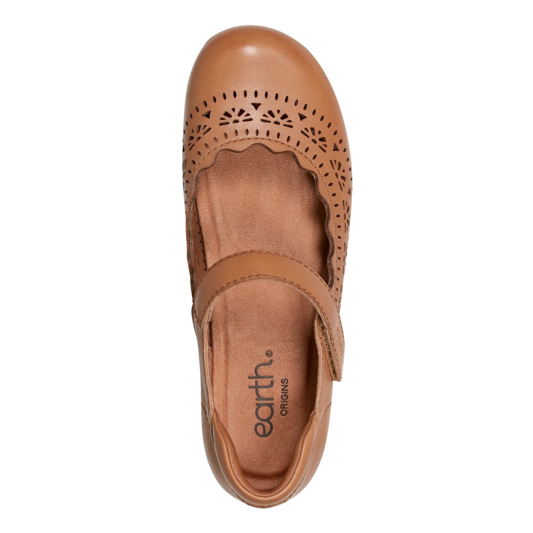 Earth Brady Round Toe Adjustable Strap Casual - Cushioned Arch Support Women's Slip-On Shoe - Medium Natural - 5