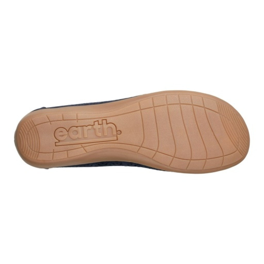 Earth Bria Cushioned Arch Support Slip-On Women's Ballet Flat - Dark Blue - 5
