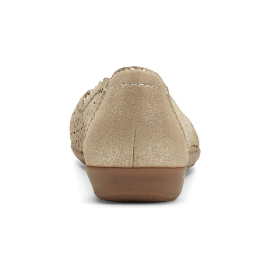 Earth Bria Cushioned Arch Support Slip-On Women's Ballet Flat - Gold - 4