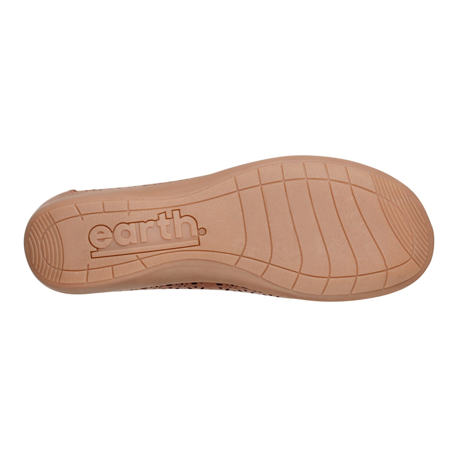Earth Bria Cushioned Arch Support Slip-On Women's Ballet Flat - Medium Brown Leather - 6