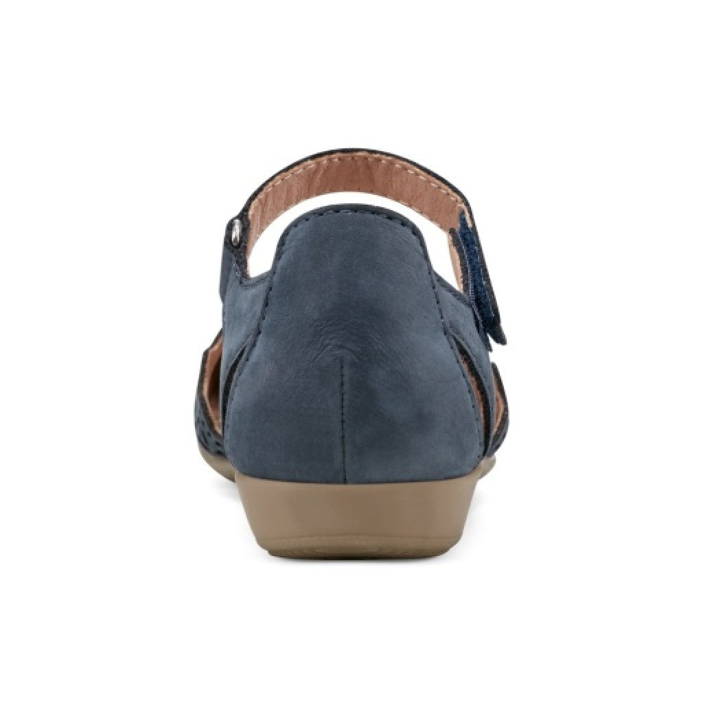 Earth Bronnie Casual Slip-On Perforated Cushioned Arch Support Women's Slip-On - Dark Blue - 4