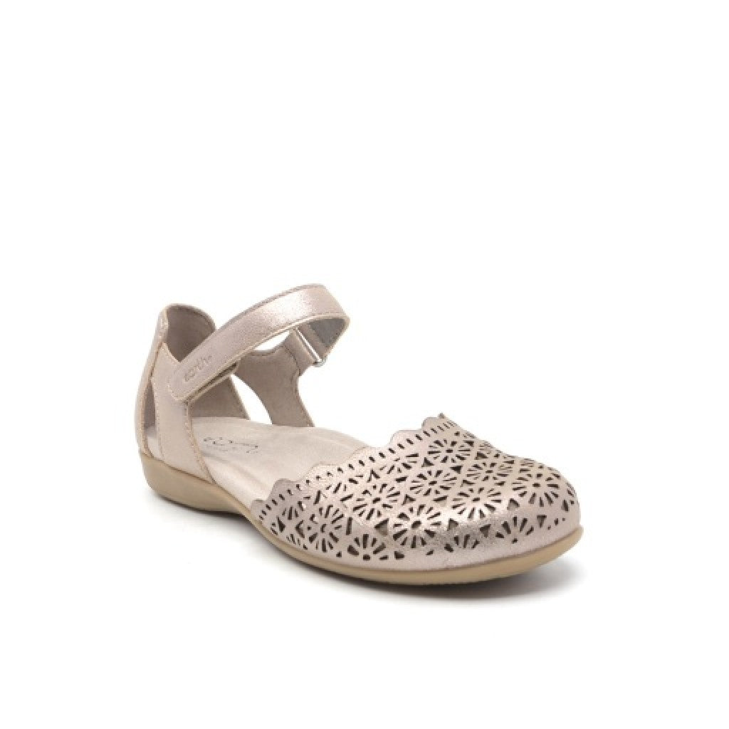 Earth Bronnie Casual Slip-On Perforated Cushioned Arch Support Women's Slip-On - Pewter - 8