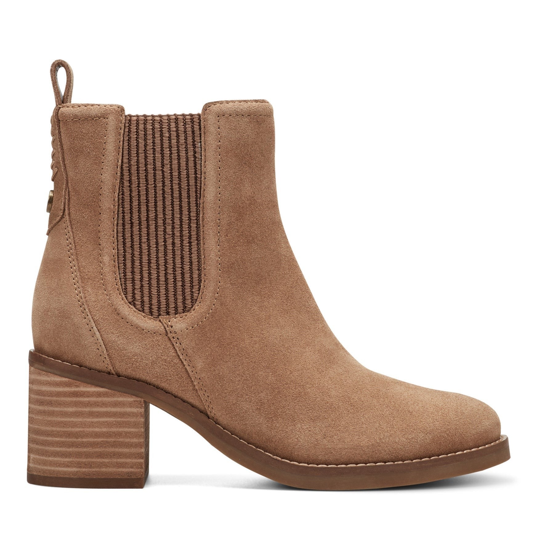 Medium Natural Suede/elastic