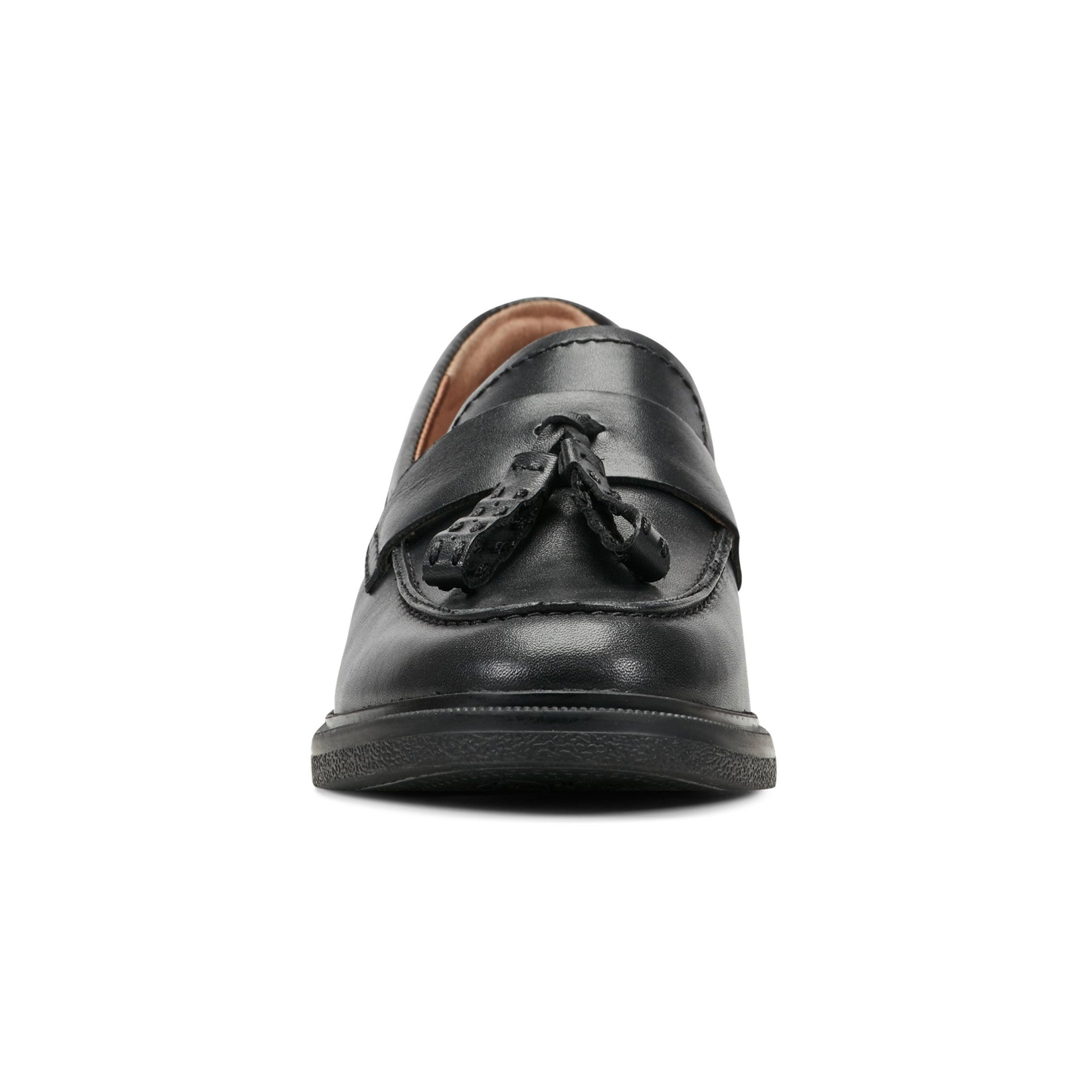 Earth Deeana Tassel Cushioned Arch Support Women's Mules & Loafers - Black Leather - 3