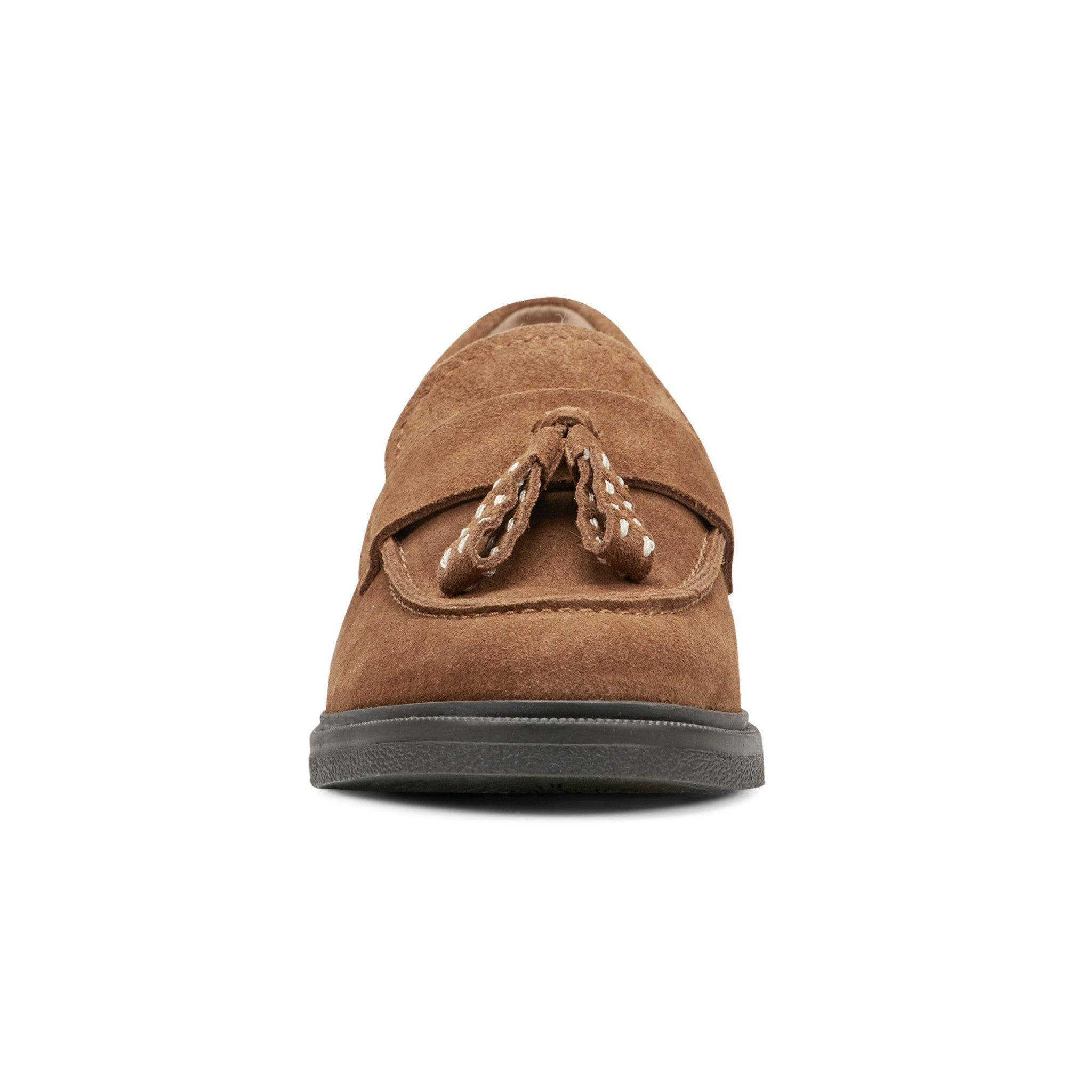 Earth Deeana Tassel Cushioned Arch Support Women's Mules & Loafers - Natural Suede - 3