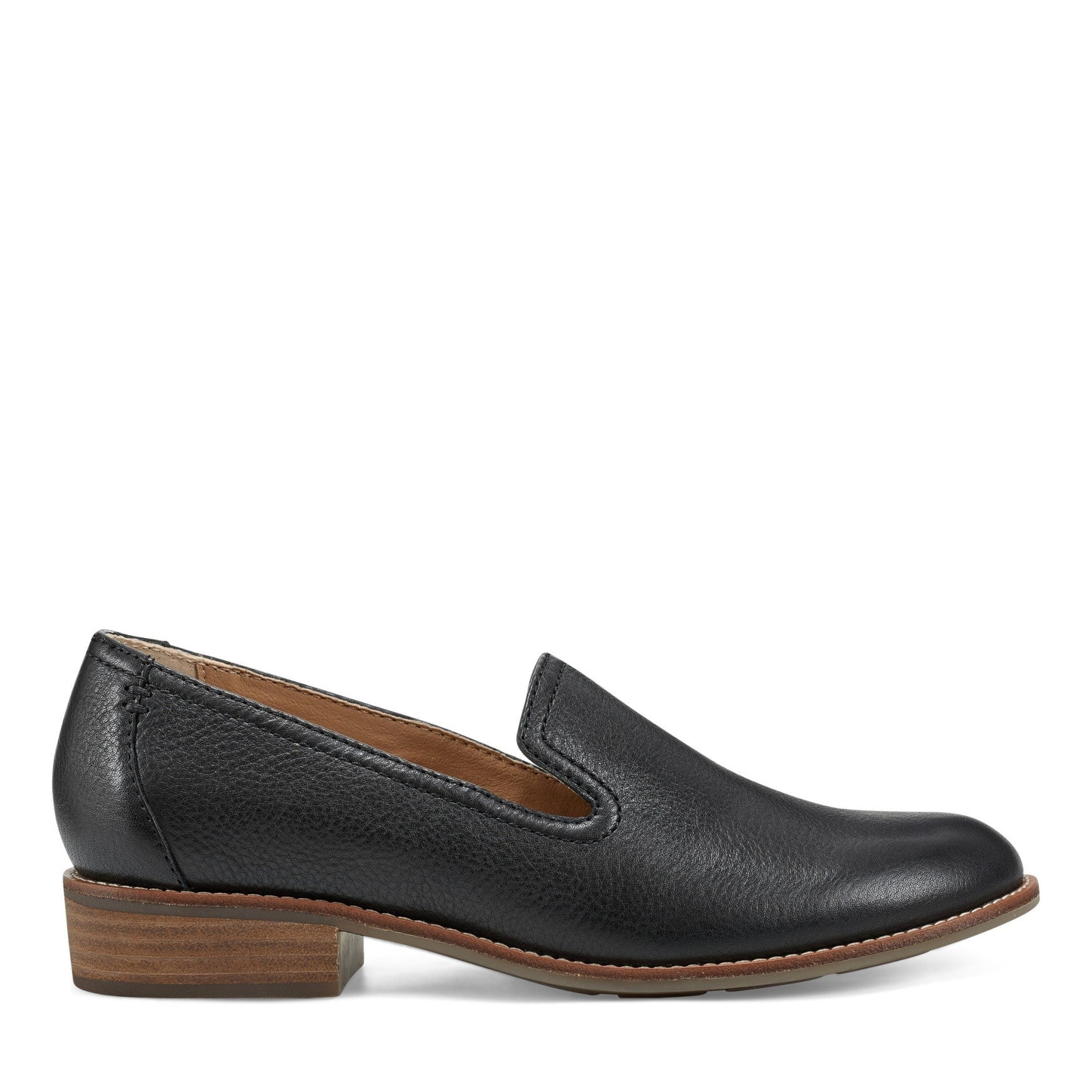 Earth Edna Round Toe Casual Slip-on Flat - Cushioned Arch Support Women's Loafer