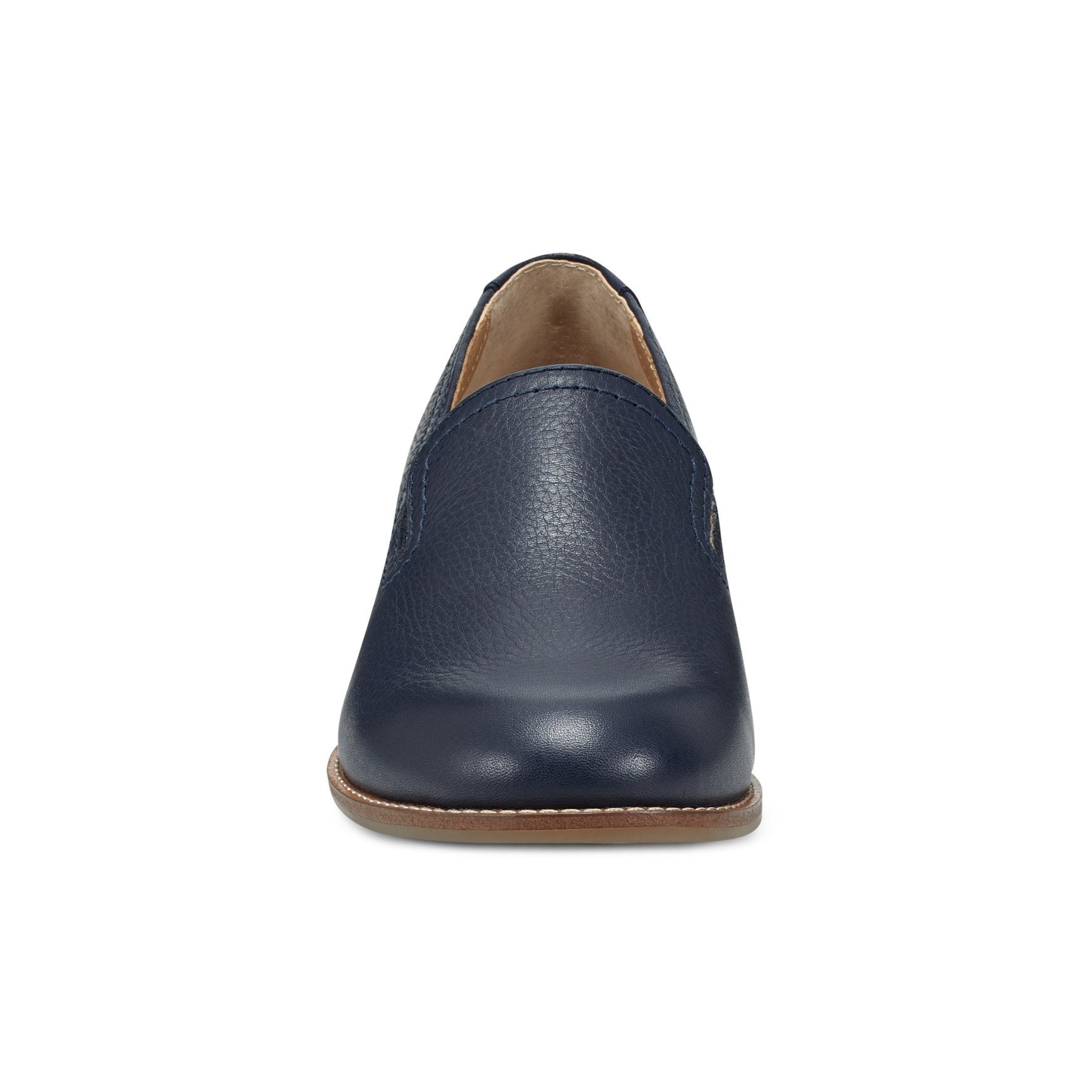 Earth Edna Round Toe Casual Slip-on Flat - Cushioned Arch Support Women's Loafer - Dark Blue - 3