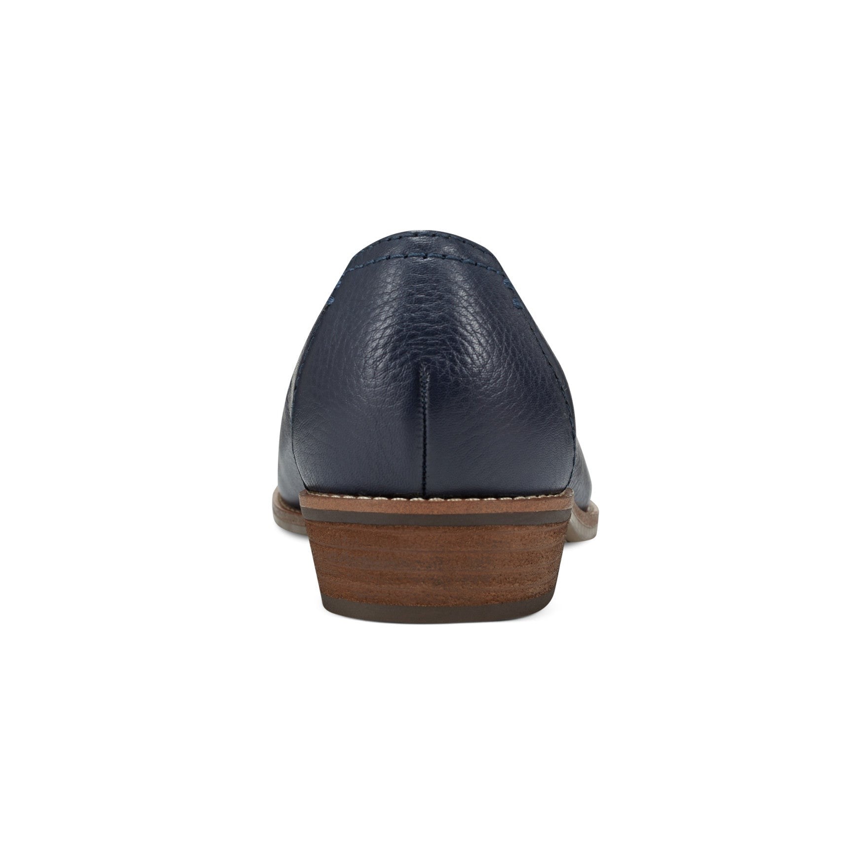 Earth Edna Round Toe Casual Slip-on Flat - Cushioned Arch Support Women's Loafer - Dark Blue - 4