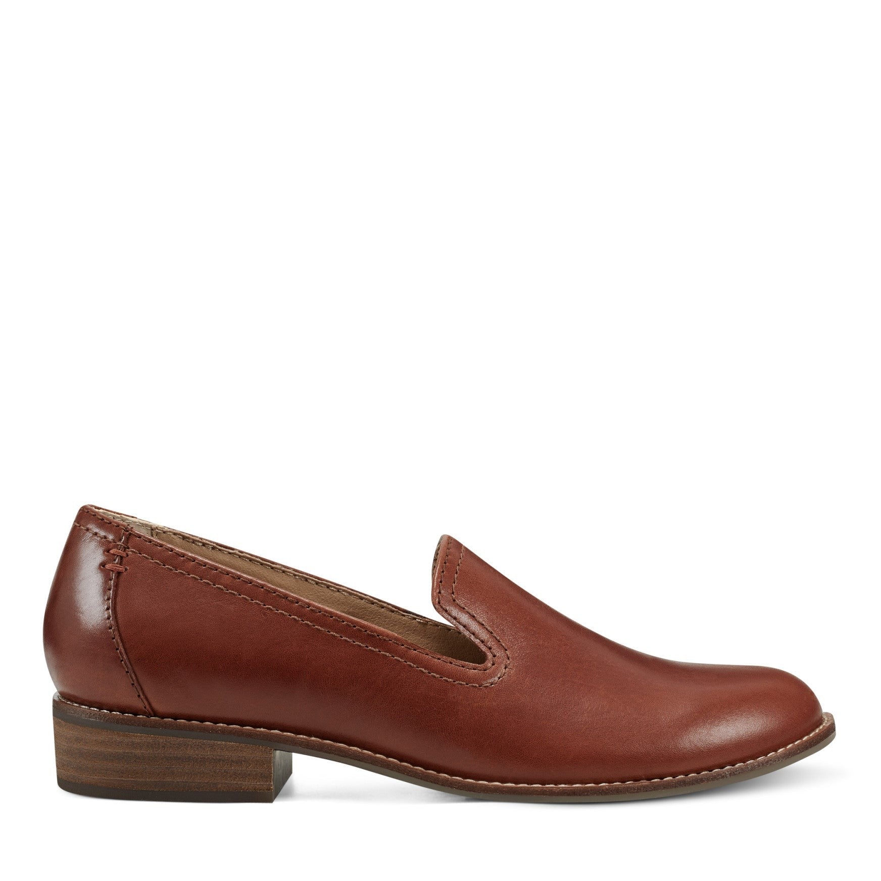Earth Edna Round Toe Casual Slip-on Flat - Cushioned Arch Support Women's Loafer