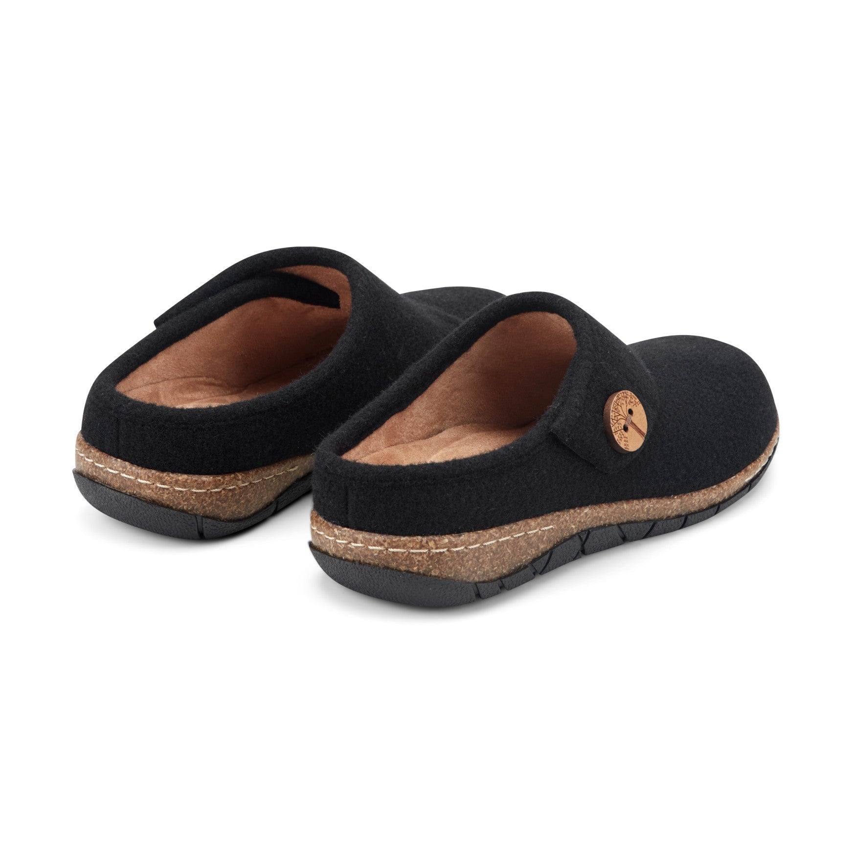 Earth Ezra Slip-On Cushioned Arch Support Women's Mules & Loafers - All Black - 4