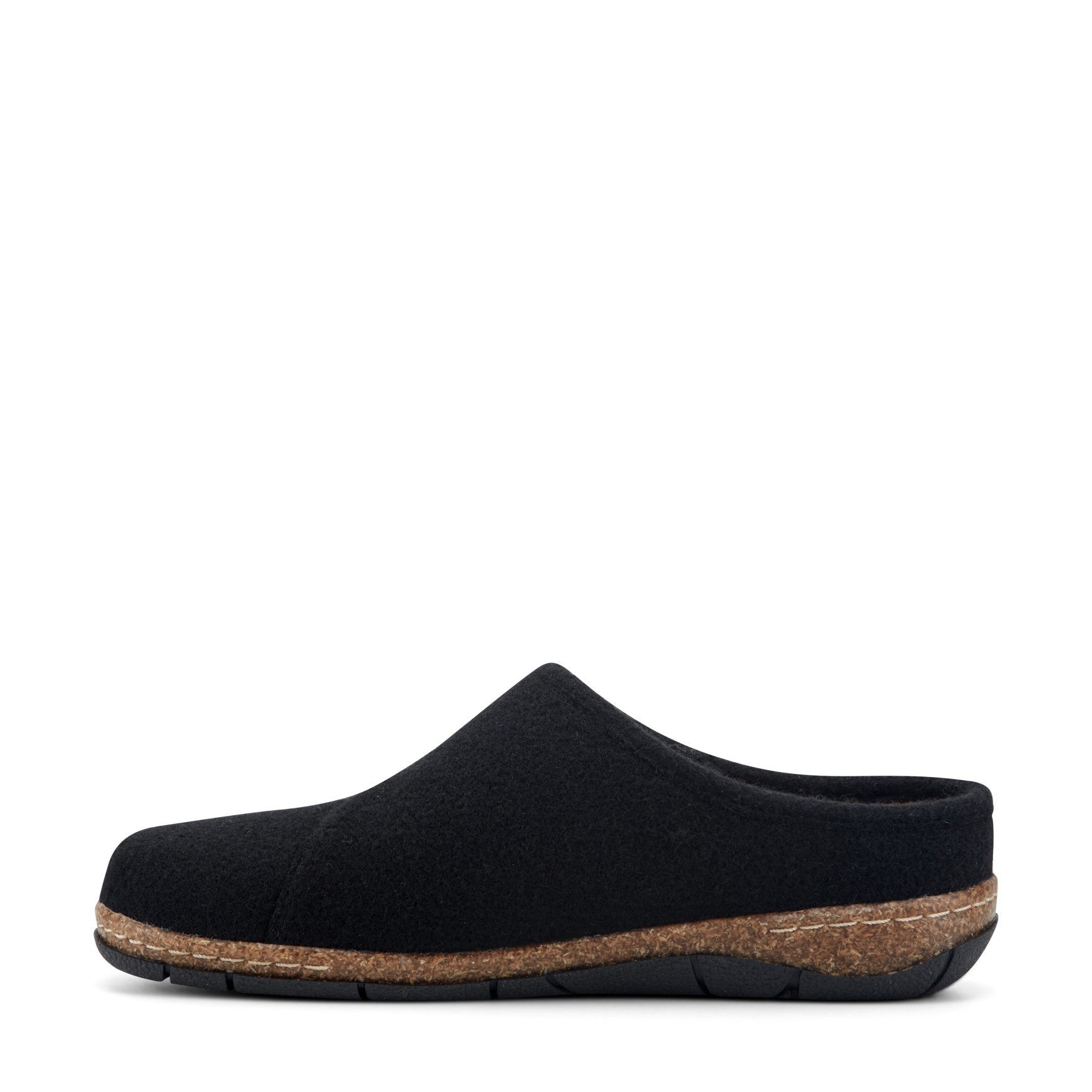 Earth Ezra Slip-On Cushioned Arch Support Women's Mules & Loafers - All Black - 5