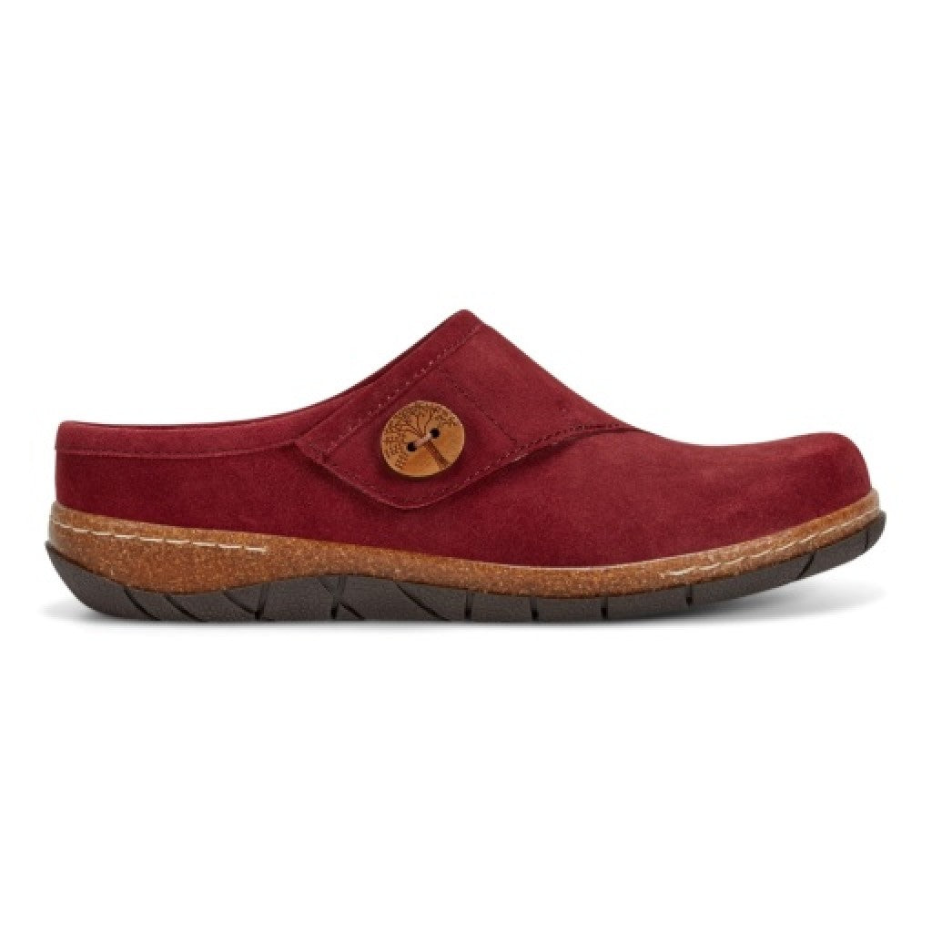 Earth Ezra Slip-On Cushioned Arch Support Women's Mules & Loafers - All Dark Red - 2