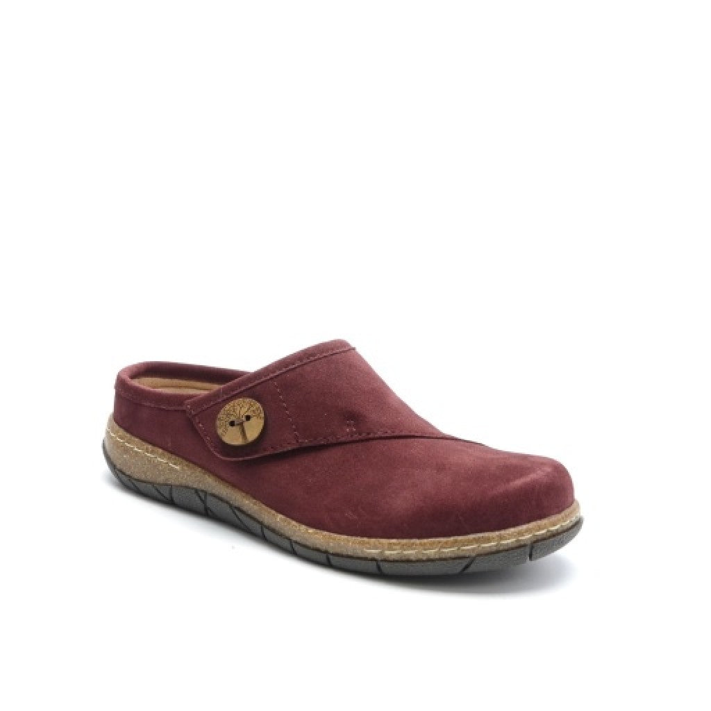 Earth Ezra Slip-On Cushioned Arch Support Women's Mules & Loafers - All Dark Red - 8