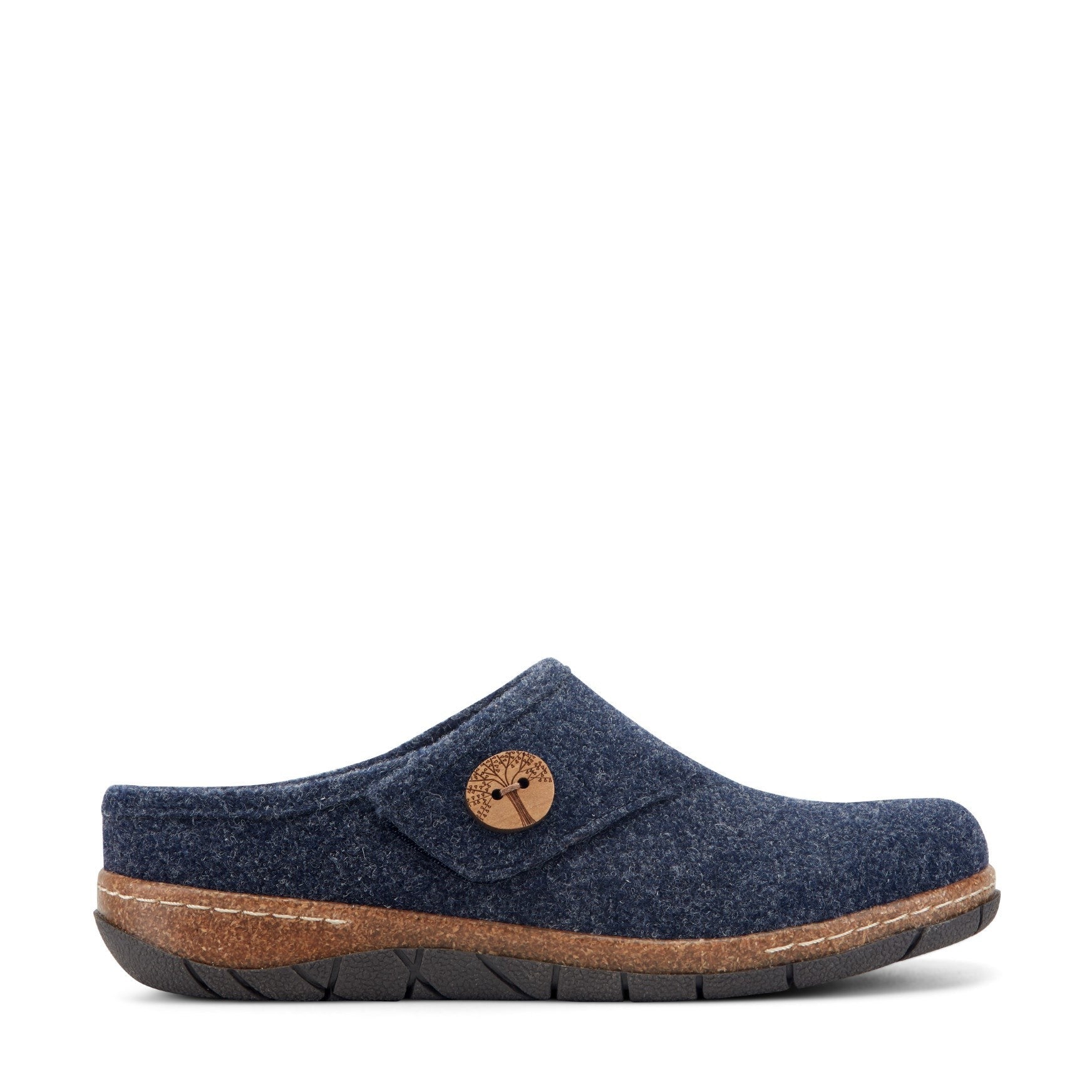 Earth Ezra Slip-On Cushioned Arch Support Women's Mules & Loafers - Navy - 1