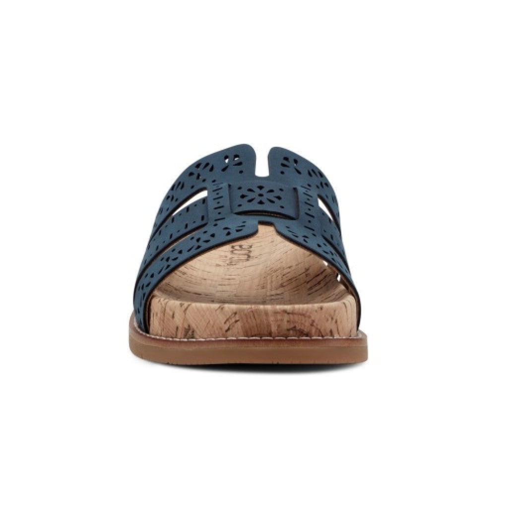 Earth Fairren Slip-On Sandal - Women's Cushioned Slip-On Sandal - Dark Blue - 3