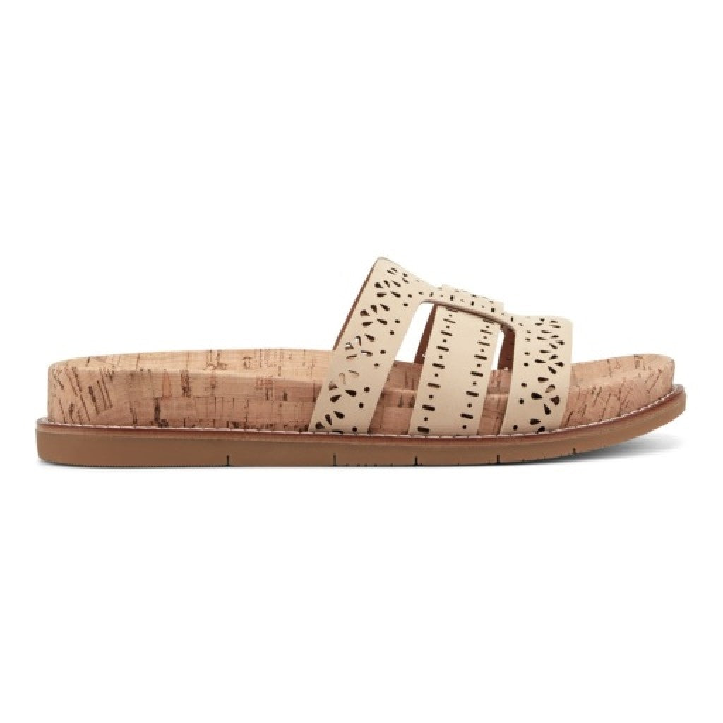 Earth Fairren Slip-On Sandal - Women's Cushioned Slip-On Sandal - Light Natural - 2