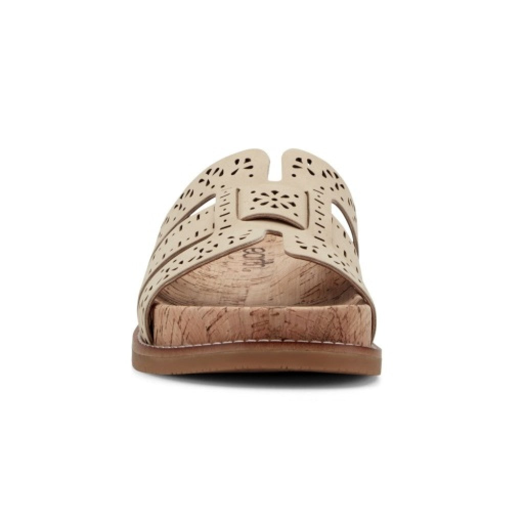 Earth Fairren Slip-On Sandal - Women's Cushioned Slip-On Sandal - Light Natural - 3