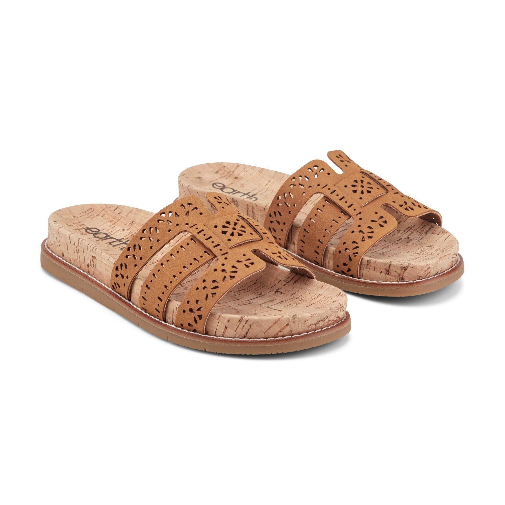 Earth Fairren Slip-On Sandal - Women's Cushioned Slip-On Sandal - Medium Natural - 2