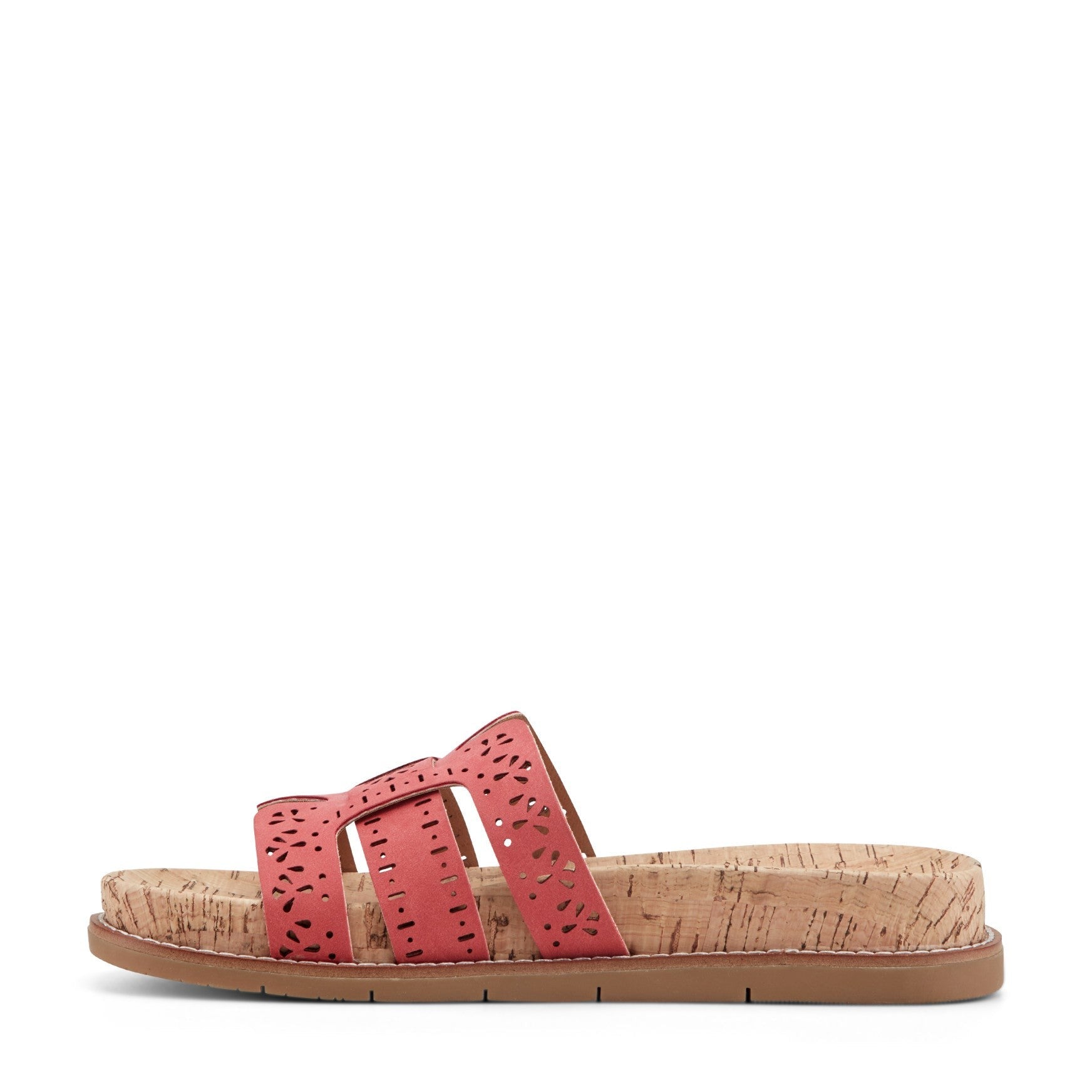 Earth Fairren Slip-On Sandal - Women's Cushioned Slip-On Sandal - Medium Red - 4