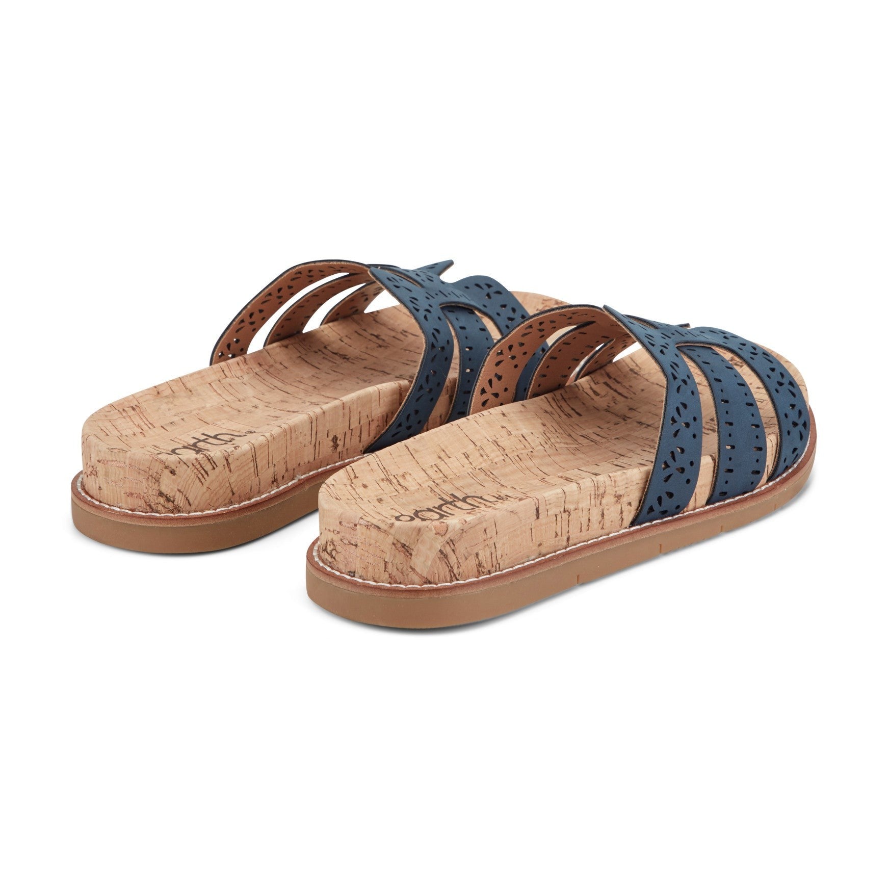Earth Fairren Slip-On Sandal - Women's Cushioned Slip-On Sandal - Navy - 3
