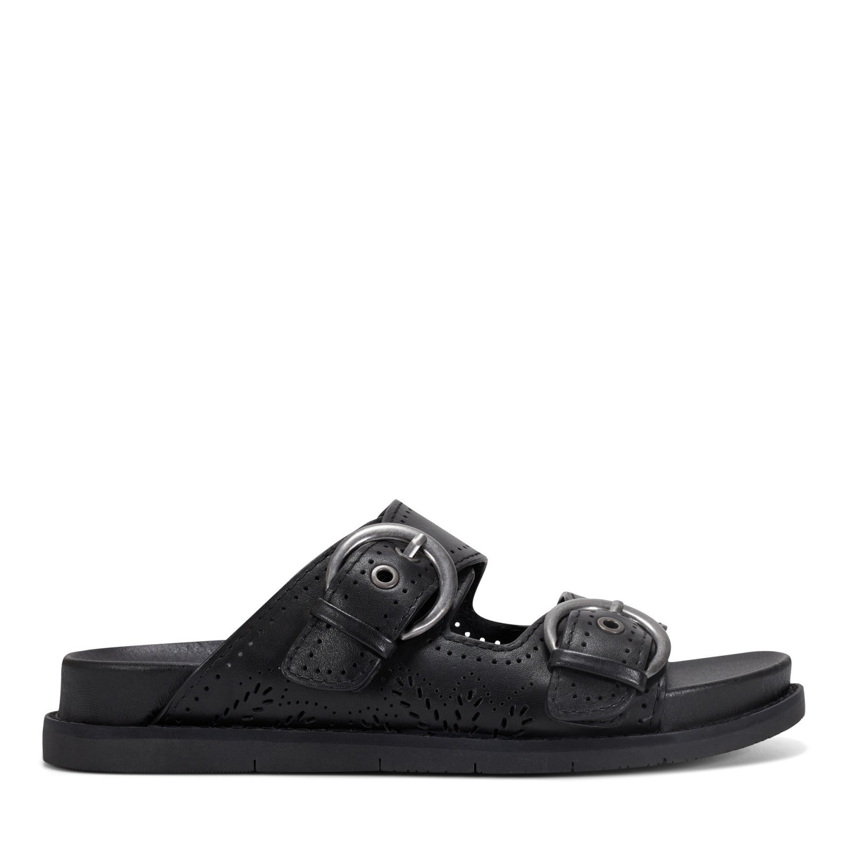 Earth Francii Cushioned Double-Buckle Women's Flat Sandal