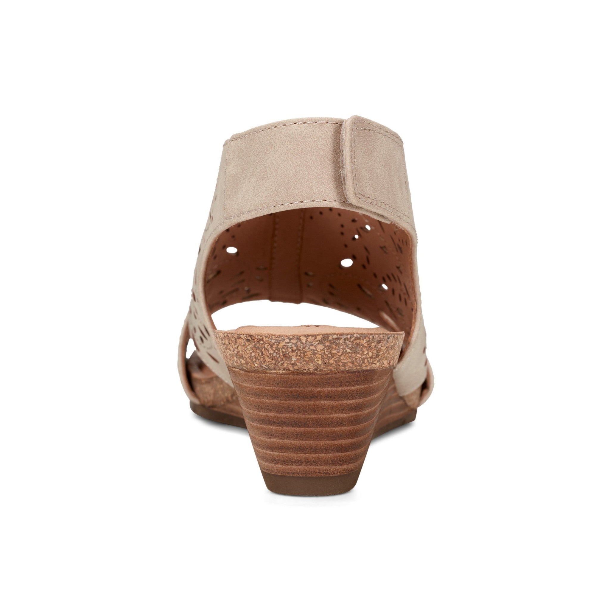 Earth Halin Cushioned Cork Wedge Women's Dress Sandal - Light Natural - 4