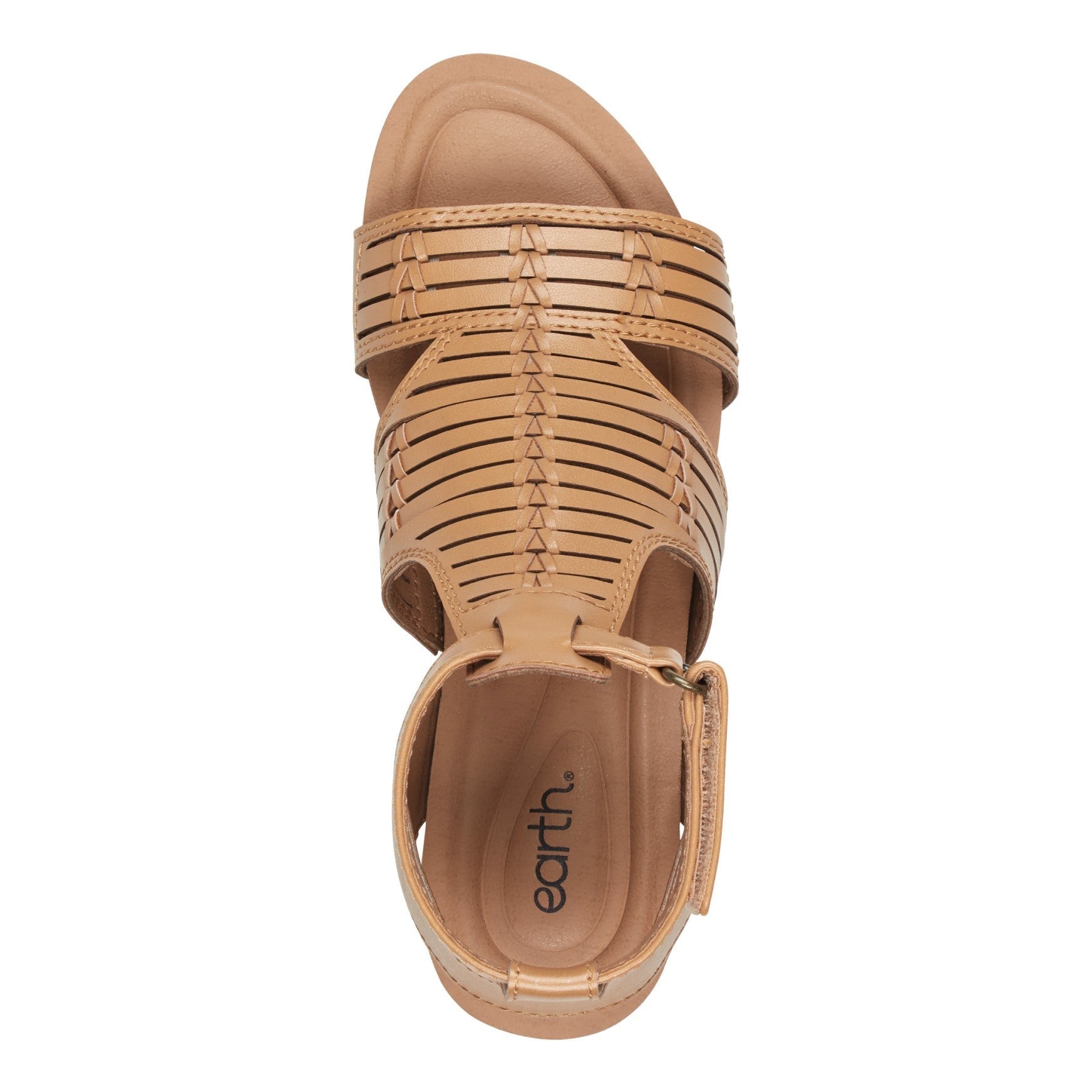 Earth Helodie Cushioned Arch Support Women's Wedge Sandal - Dark Natural - 5