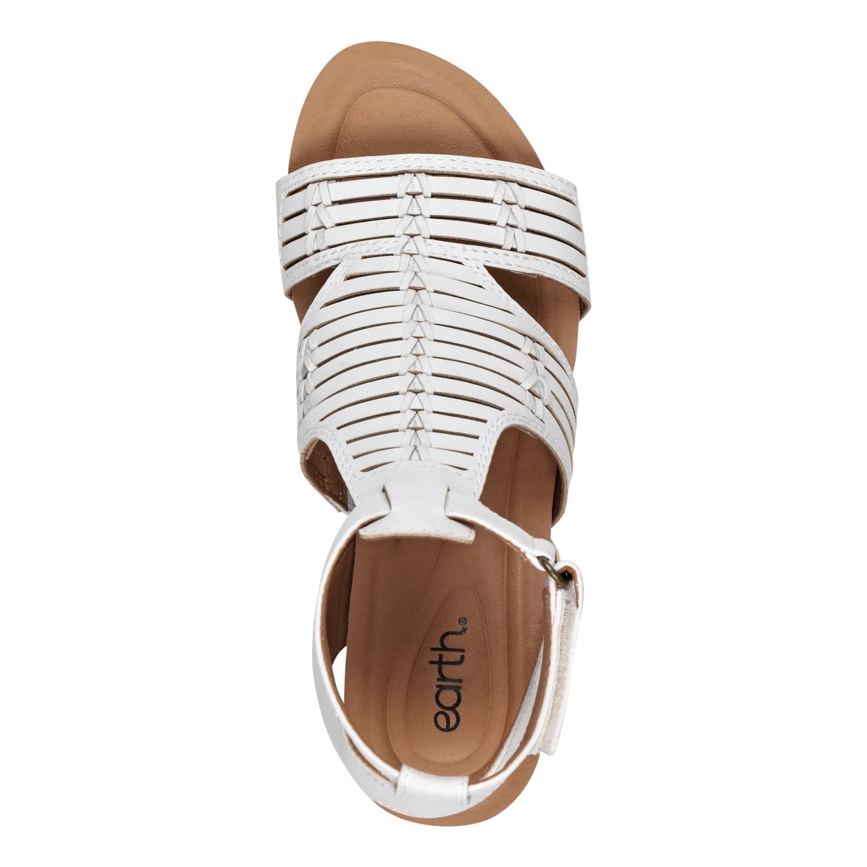 Earth Helodie Cushioned Arch Support Women's Wedge Sandal - Ivory - 5