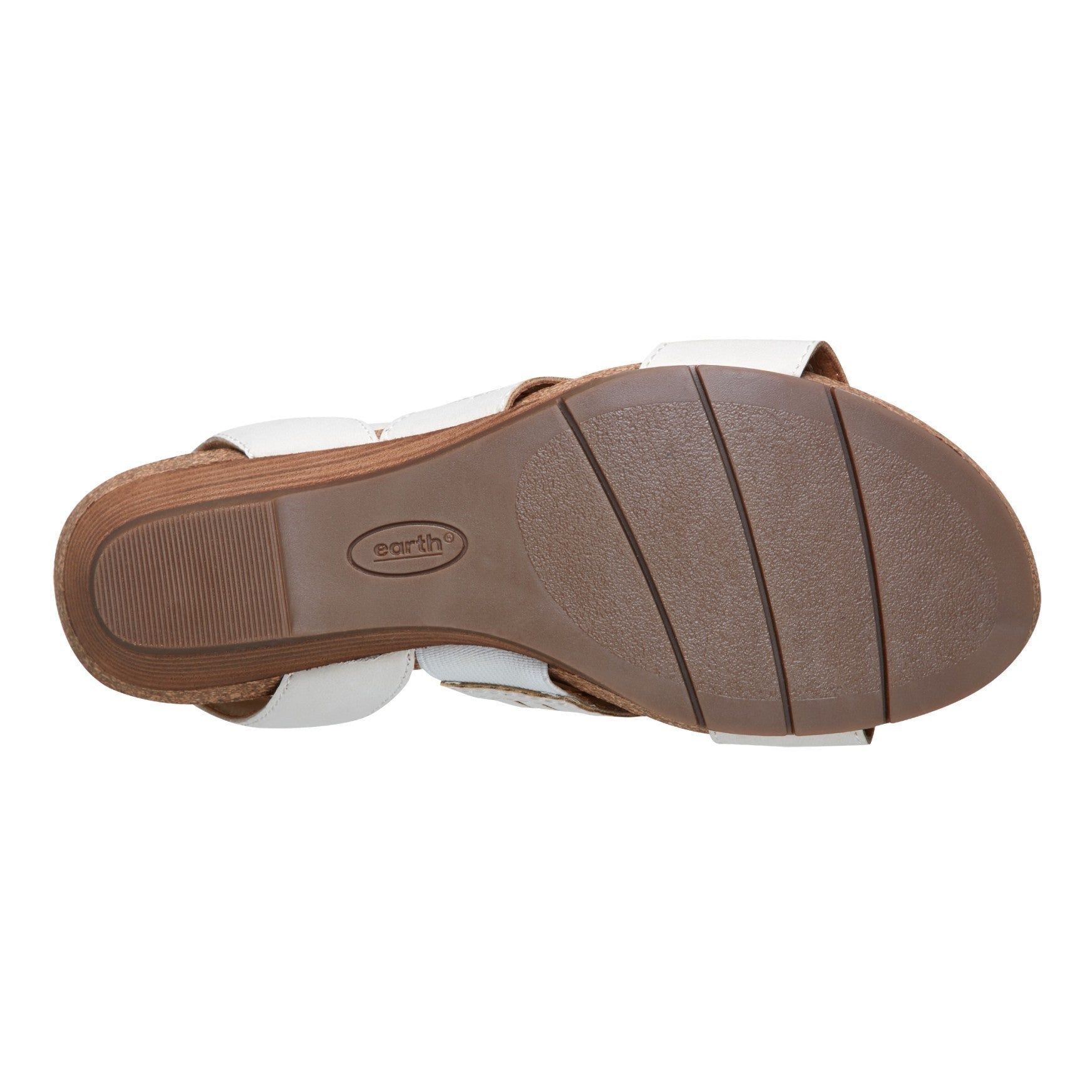 Earth Helodie Cushioned Arch Support Women's Wedge Sandal - Ivory - 6