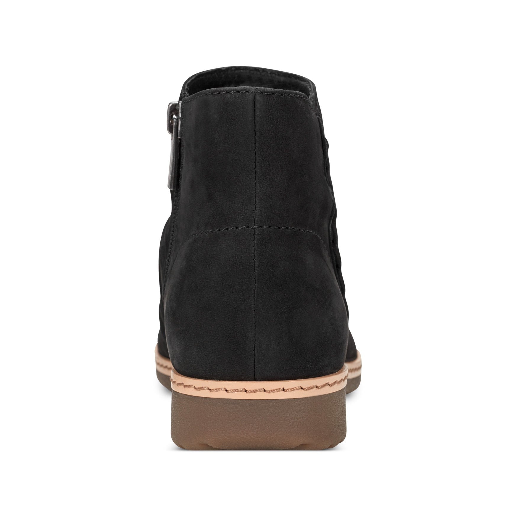 Earth Hilaree Cushioned Ruched Women's Casual Bootie - Black - 4