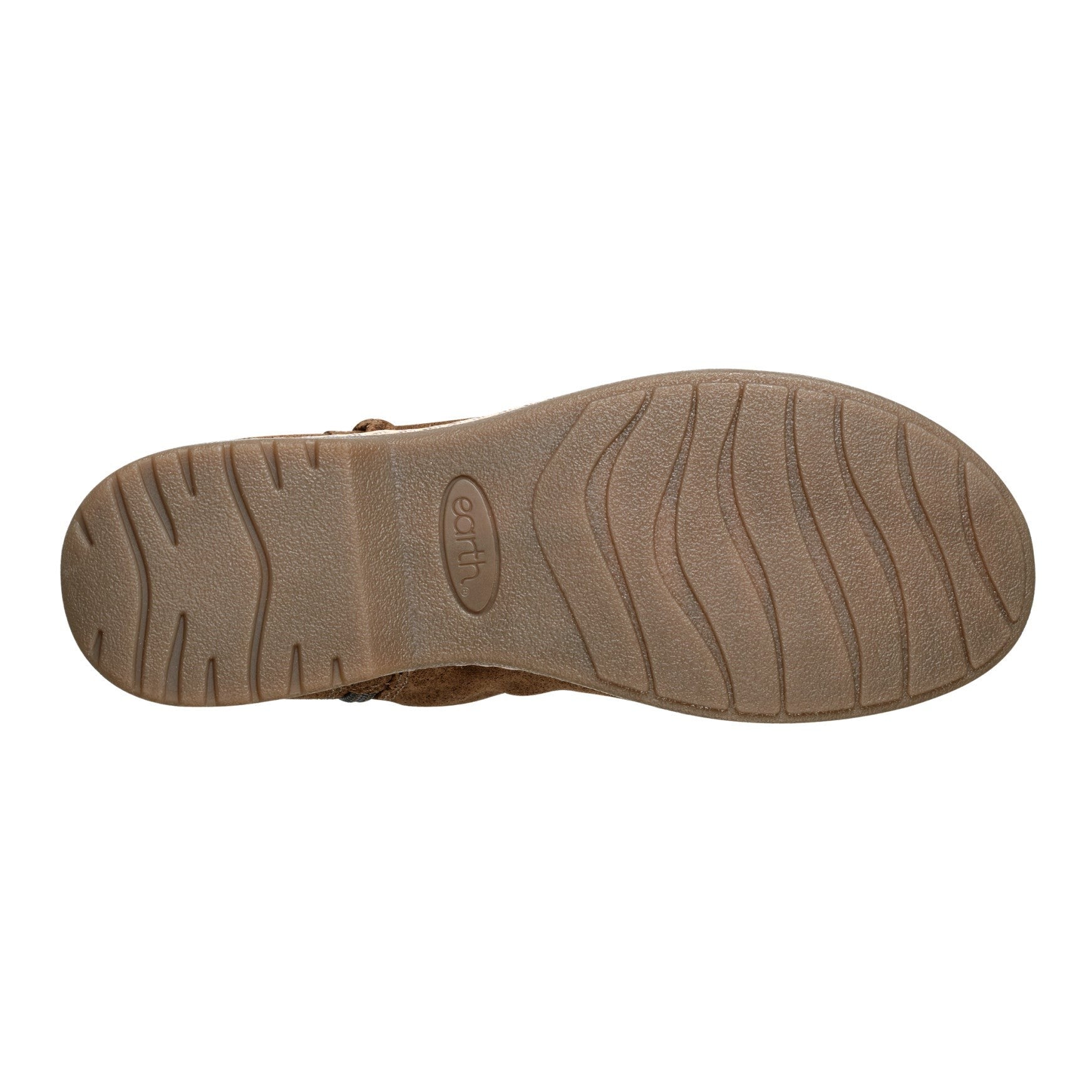 Earth Hilaree Cushioned Ruched Women's Casual Bootie - Medium Brown - 6