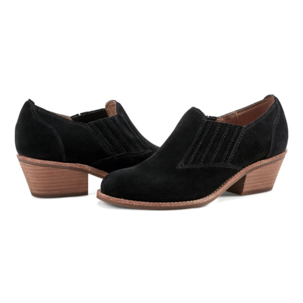 Earth Jalin Cushioned Support Slip-On Bootie Women's Slip-On Bootie - All Black - 7