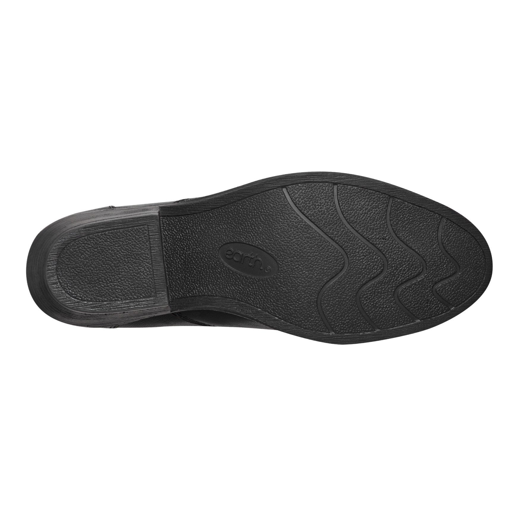 Earth Jalin Cushioned Support Slip-On Bootie Women's Slip-On Bootie - Black Leather - 6