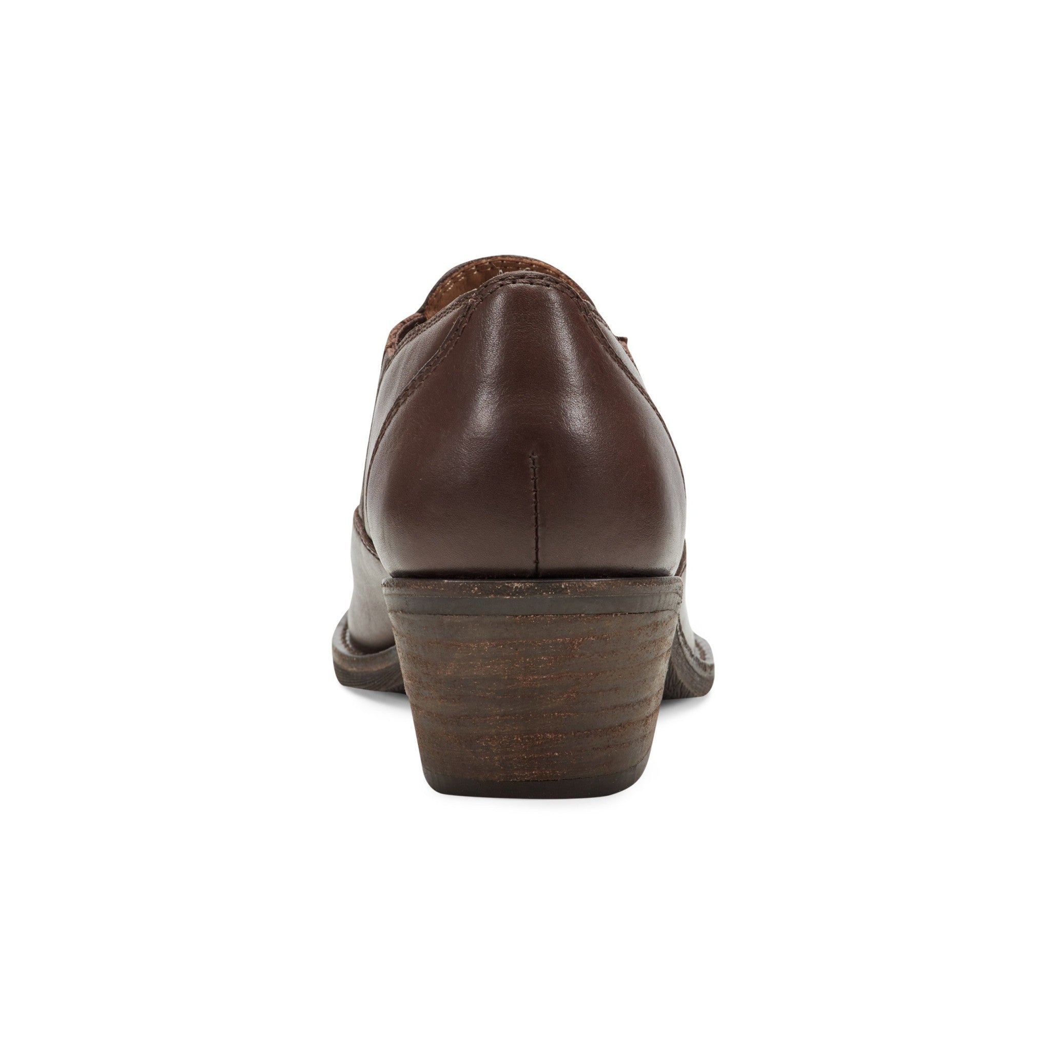 Earth Jalin Cushioned Support Slip-On Bootie Women's Slip-On Bootie - Dark Brown Leather - 4