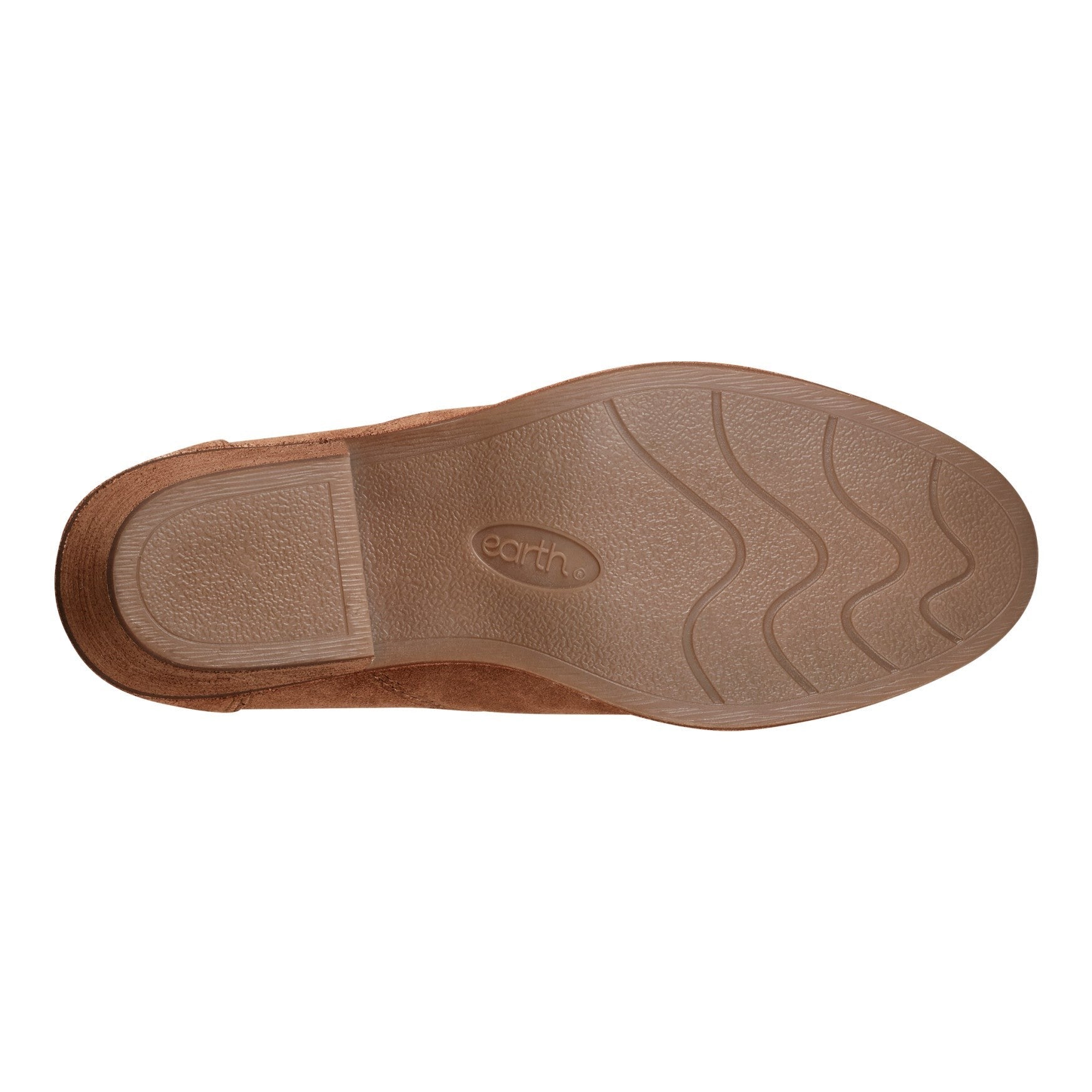 Earth Jalin Cushioned Support Slip-On Bootie Women's Slip-On Bootie - Medium Brown Suede - 6