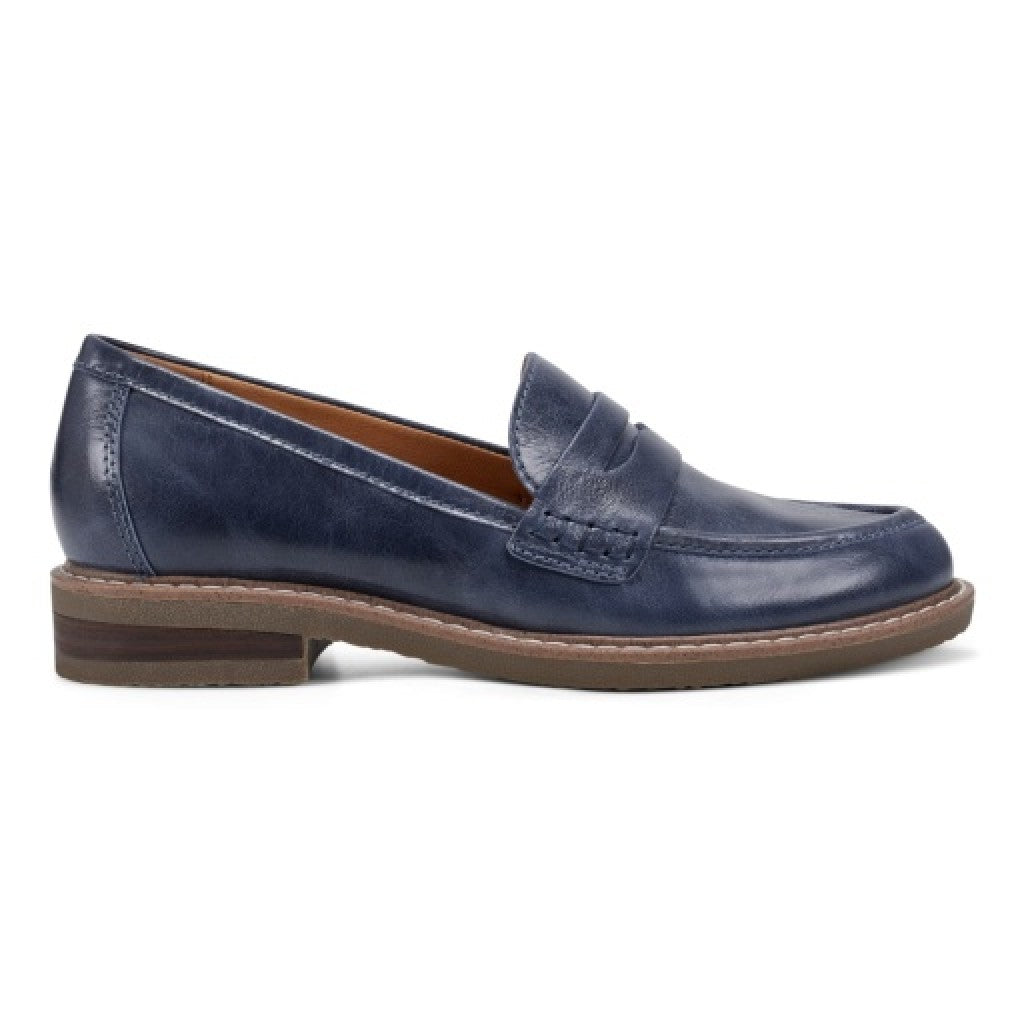 Earth Javas Slip-on Penny Casual Cushioned Arch Support Women's Mules & Loafers - Dark Blue - 2