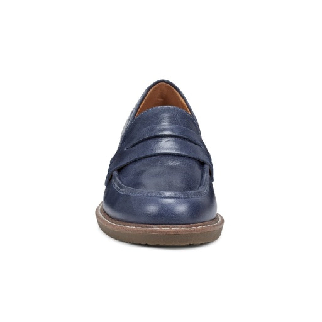 Earth Javas Slip-on Penny Casual Cushioned Arch Support Women's Mules & Loafers - Dark Blue - 3