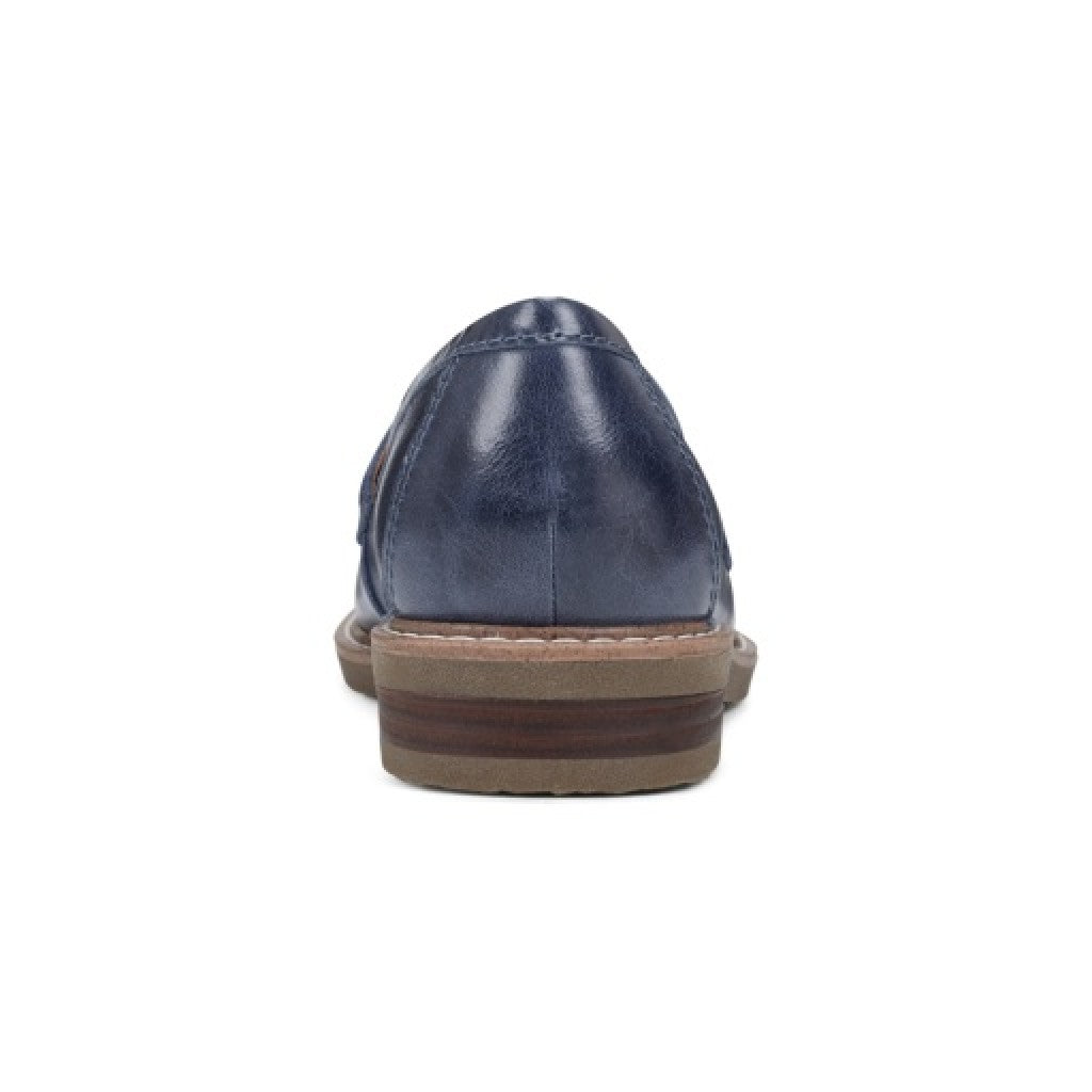 Earth Javas Slip-on Penny Casual Cushioned Arch Support Women's Mules & Loafers - Dark Blue - 4