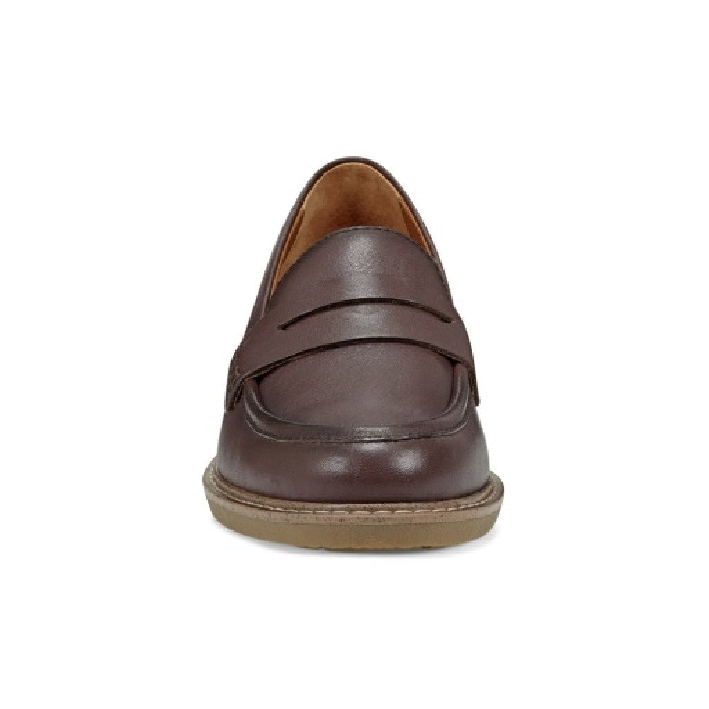 Earth Javas Slip-on Penny Casual Cushioned Arch Support Women's Mules & Loafers - Dark Brown - 3
