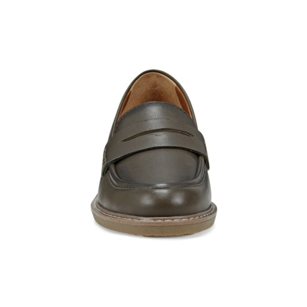 Earth Javas Slip-on Penny Casual Cushioned Arch Support Women's Mules & Loafers - Dark Green - 3