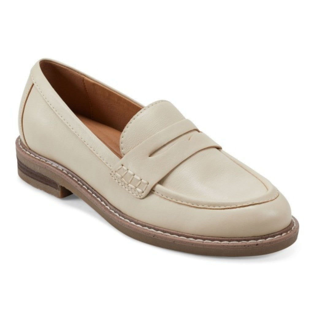 Earth Javas Slip-on Penny Casual Cushioned Arch Support Women's Mules & Loafers - Ivory - 1