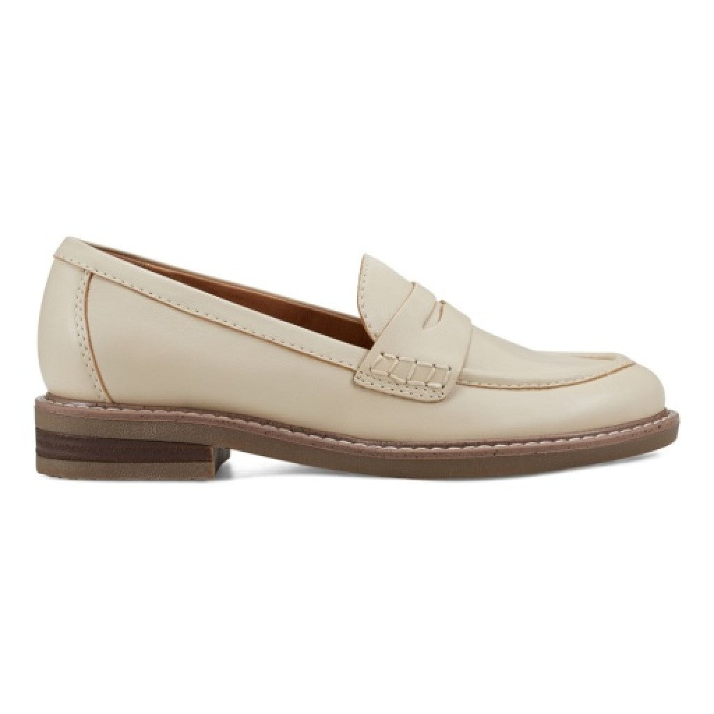 Earth Javas Slip-on Penny Casual Cushioned Arch Support Women's Mules & Loafers - Ivory - 2