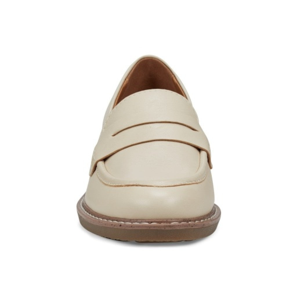 Earth Javas Slip-on Penny Casual Cushioned Arch Support Women's Mules & Loafers - Ivory - 3
