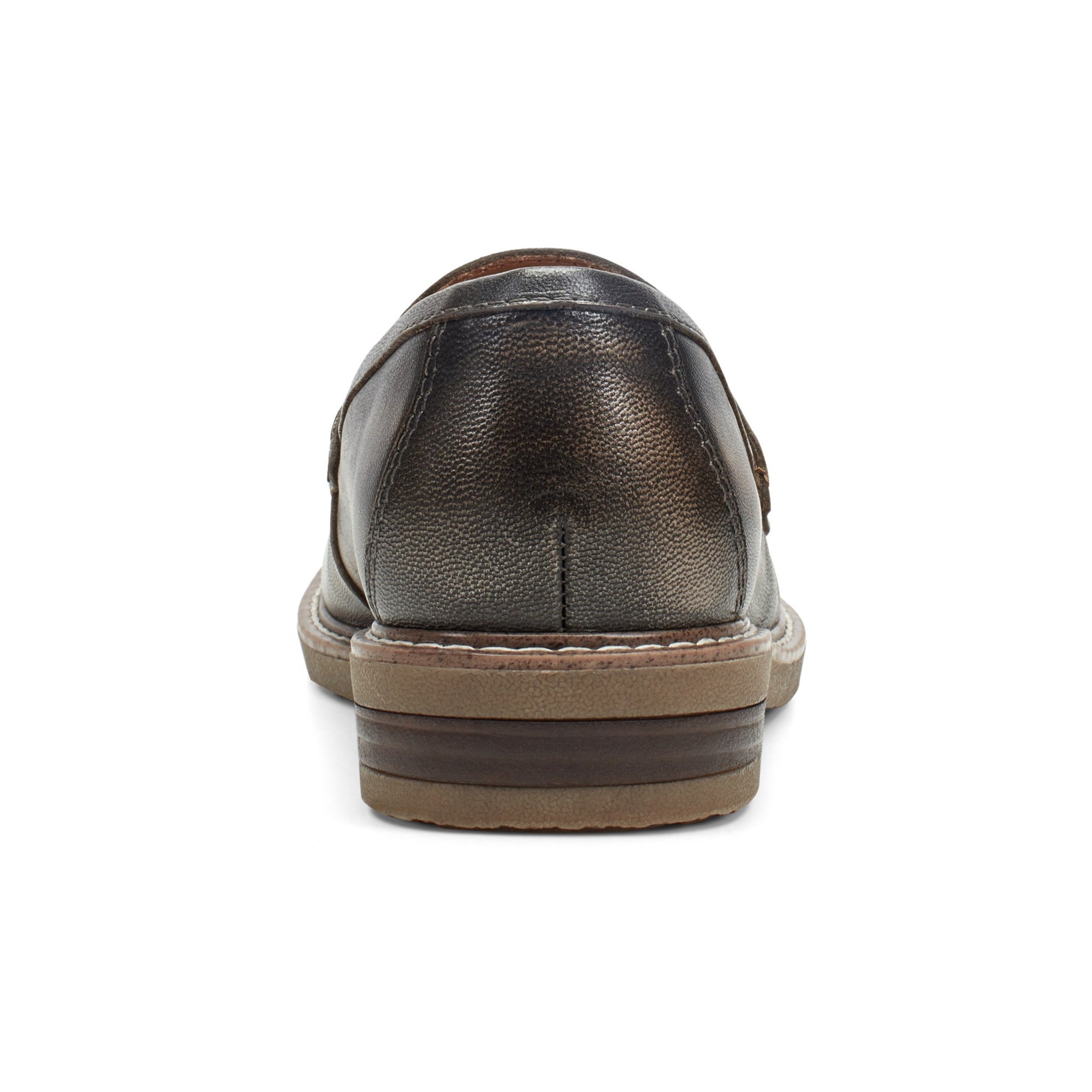 Earth Javas Slip-on Penny Casual Cushioned Arch Support Women's Mules & Loafers - Pewter Leather - 4