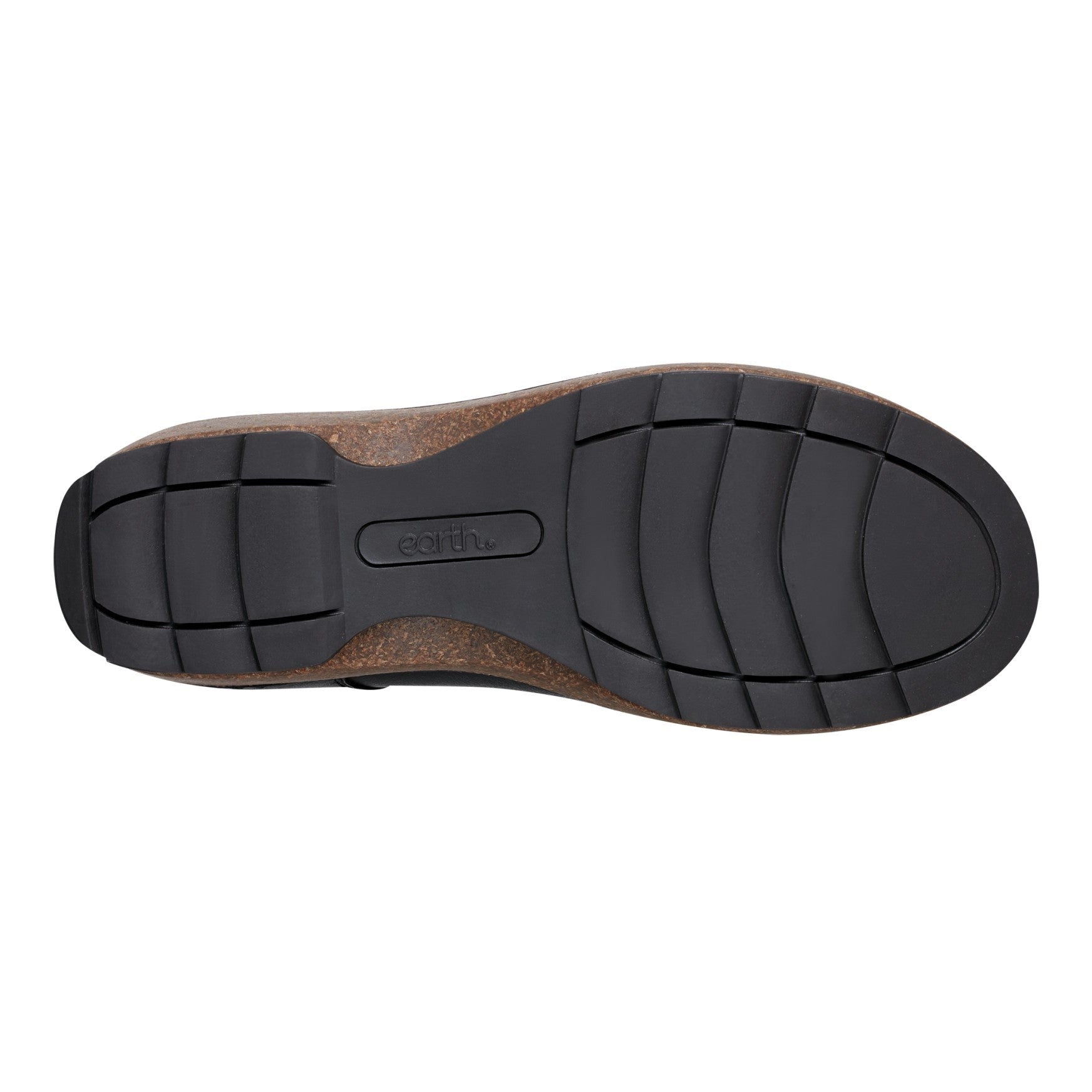 Earth Kalece Leather Mary Jane Casual Cushioned Arch Support Women's Mules & Loafers - Black Leather - 6